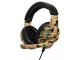 Vybe VYCH04 Camo Wired Gaming Headset with LED Lights - Desert Brown