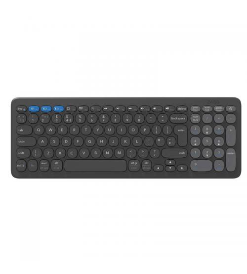 Zagg 103211034 Multi-Pairing Mid Size Keyboard with Wireless Charging