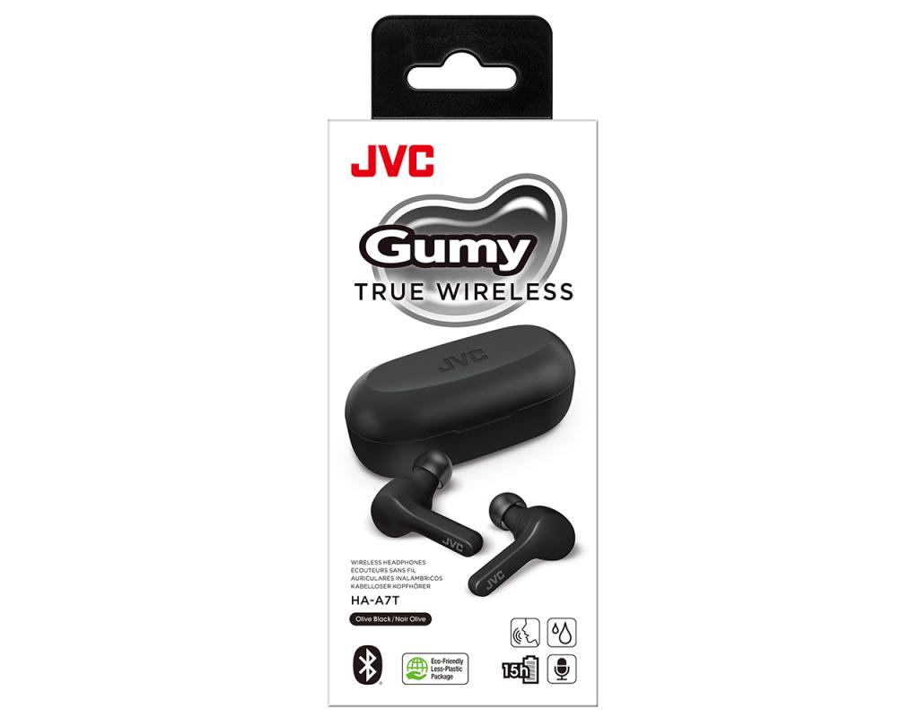 JVC HAA7TBU Gumy True Wireless Earphones Black