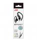 JVC HAEB75BN Sports Earphones with Adjustable Clip - Black