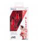 JVC HAEBT5RE Wireless Sports In-Ear Bluetooth Headphones - Red