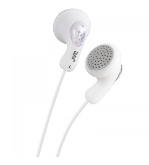 JVC HAF14WN Gumy Stereo Headphones - Coconut White