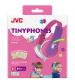 JVC HAKD7PN Tiny Phones Kids Stereo Headphones - Pink/Purple