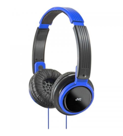 JVC HAS200ZA Riptidz Portable On-Ear Headband Headphones - Blue