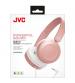 JVC HAS31MPEX Foldable Headphones with Remote Mic - Pink