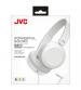 JVC HAS31MWEX Foldable Headphones with Remote Mic - White