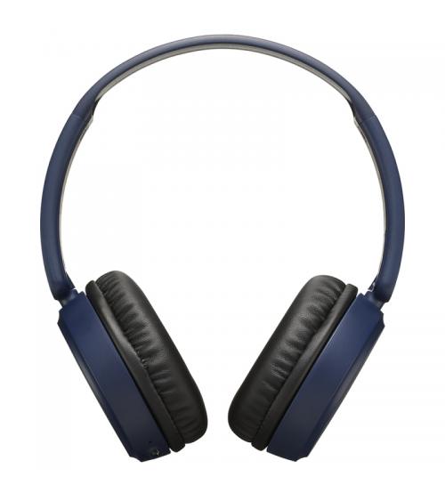 JVC HAS35BTAU Deep Bass Bluetooth On Ear Headphones - Blue
