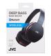 JVC HASBT5RE Wireless Lightweight Bluetooth Headphones - Red