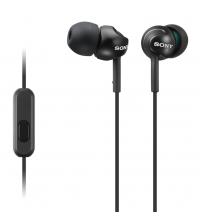 Sony MDR-EX110APB EX Series Earbud Headphones with Smartphone Control and Mic - Black